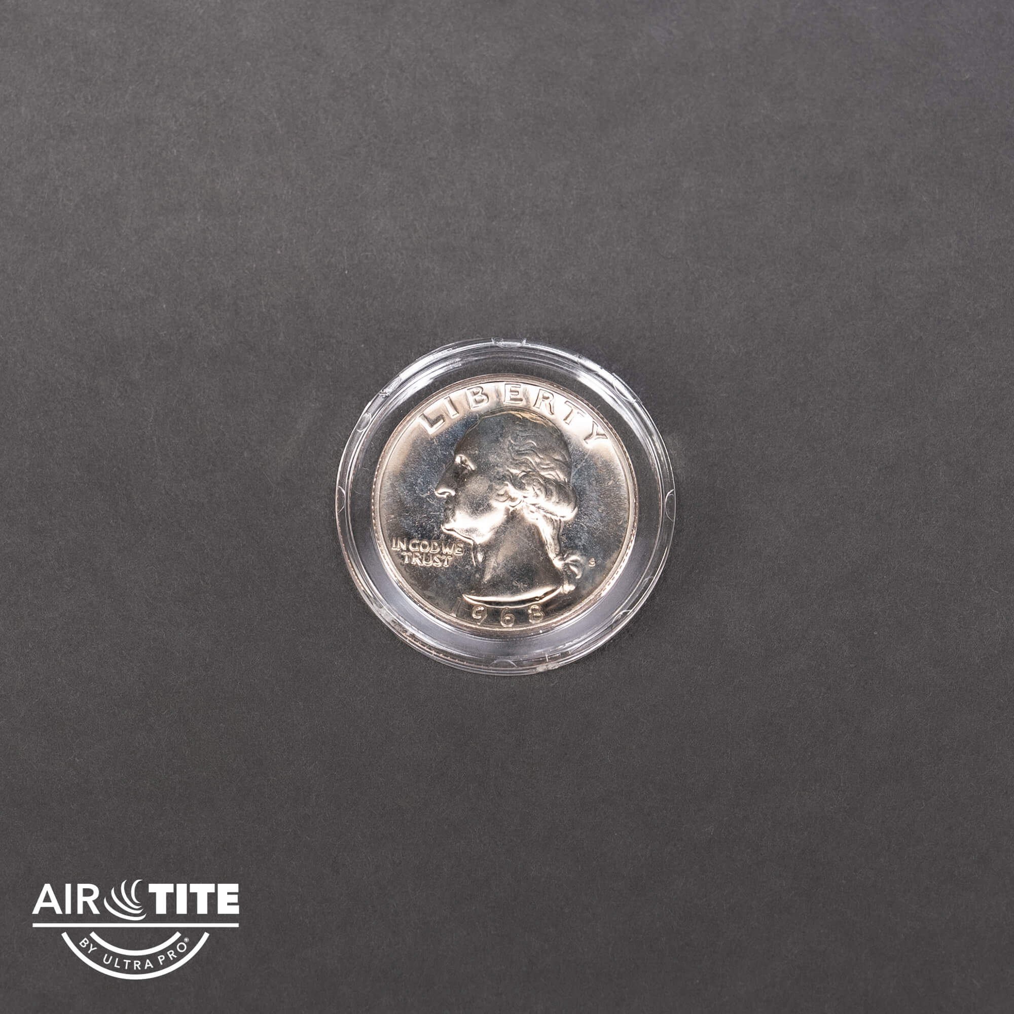 Air-Tite Direct Fit A24 Coin Holder Capsule for 24mm US Quarters - 25 Pack