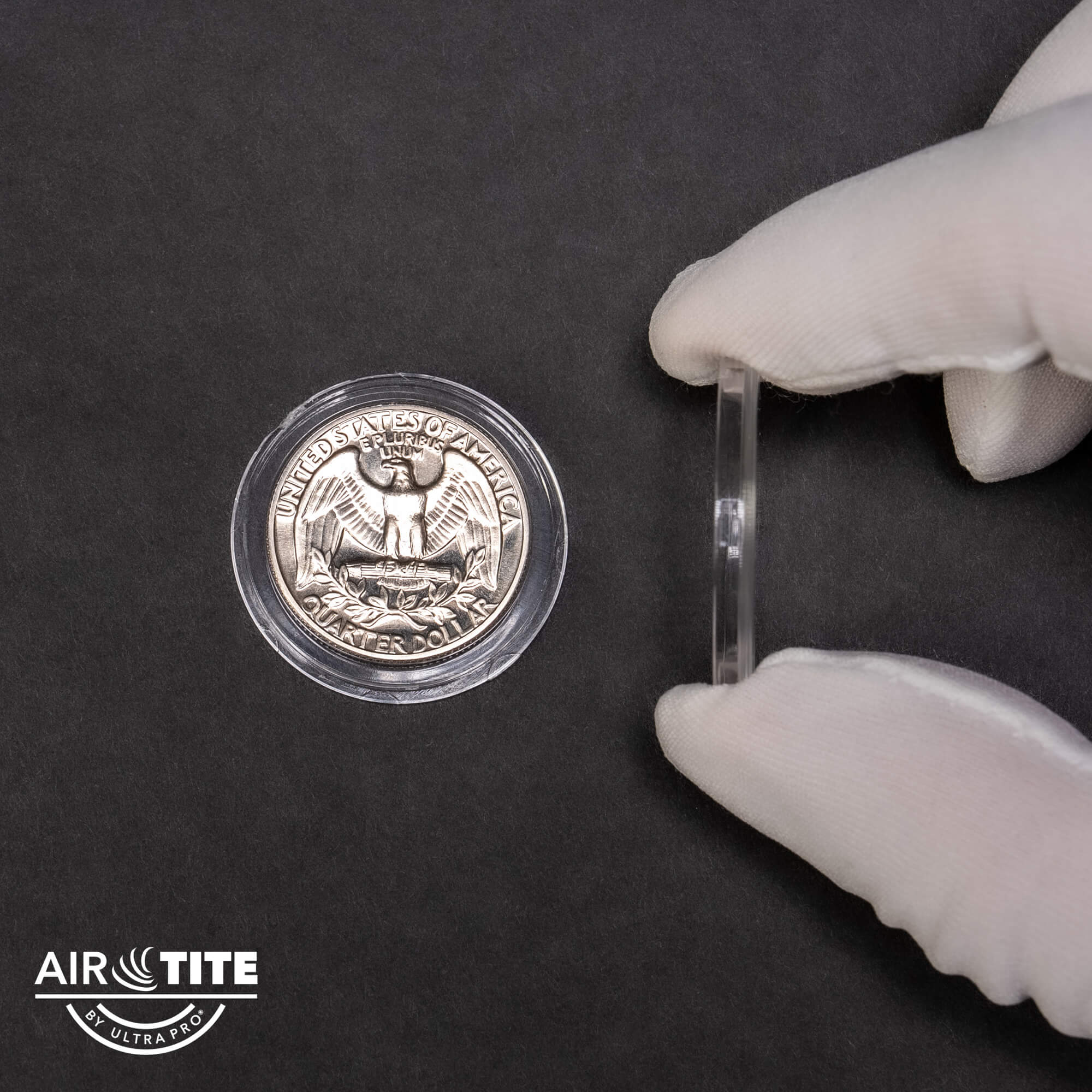 Air-Tite Direct Fit A24 Coin Holder Capsule for 24mm US Quarters - 25 Pack