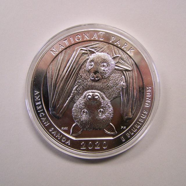 Air-Tite Direct Fit Z10 Coin Holder for 5oz Silver Rounds Back