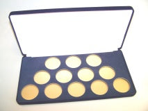 12-I (VSB6) Blue Velvet Steel Boxes