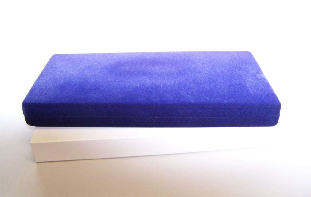 12-X (VSB6) Blue Velvet Steel Boxes