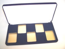 5-PCGS (VSB6) Blue Velvet Steel Boxes