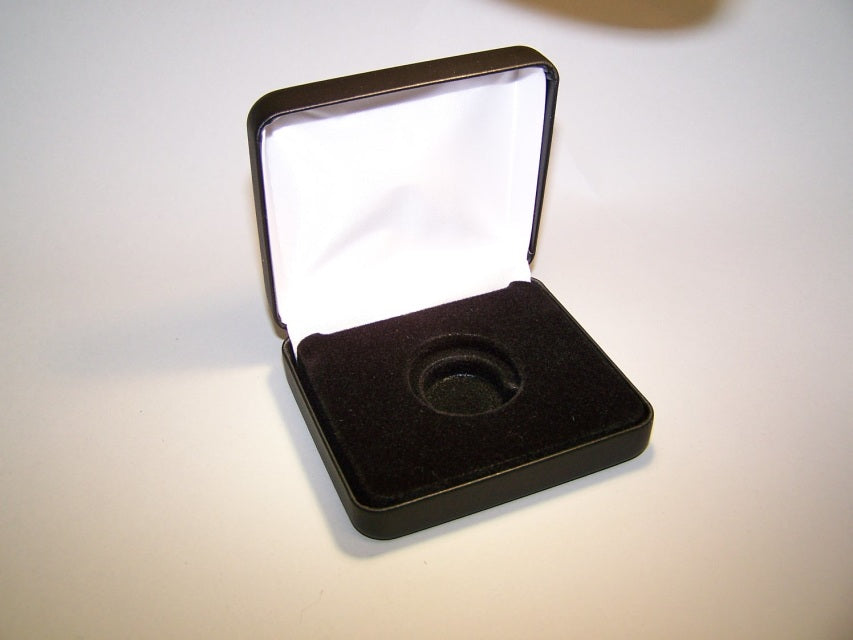 "A" Holder (LSB1) Black Leatherette Steel Boxes
