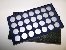 28-T (PB7) Black Paper Wrapped Boxes