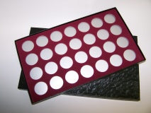 28-T (PB7) Black Paper Wrapped Boxes