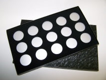 15-H (PB7) Black Paper Wrapped Boxes