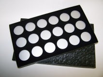 18-H (PB7) Black Paper Wrapped Boxes