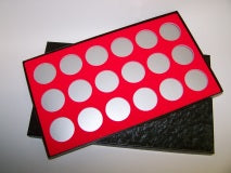 18-H (PB7) Black Paper Wrapped Boxes