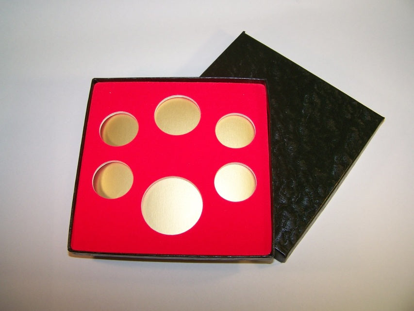 4-A, 1-T, 1-H (PB4) Black Paper Wrapped Boxes