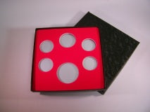 4-A, 1-T, 1-H (PB4) Black Paper Wrapped Boxes