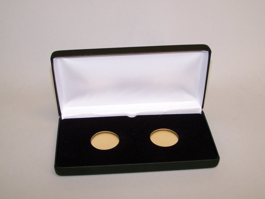 2-A (LSB2) Black Leatherette Steel Boxes