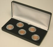 5-A (LSB2) Black Leatherette Steel Boxes