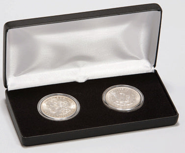 2-H ( LSB2) Black Leatherette Steel Boxes