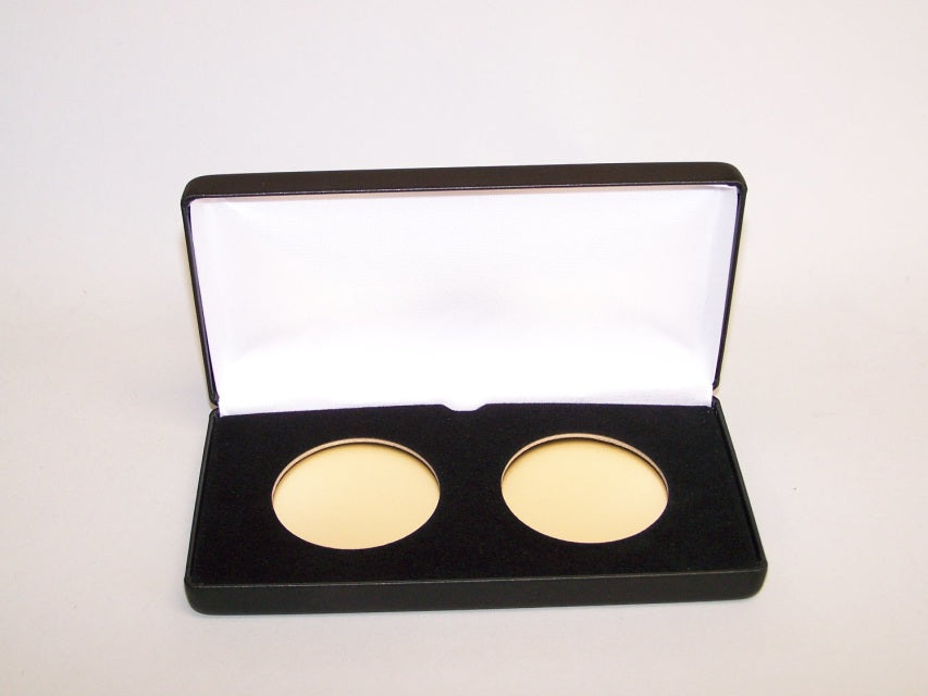 2-I ( LSB2) Black Leatherette Steel Boxes