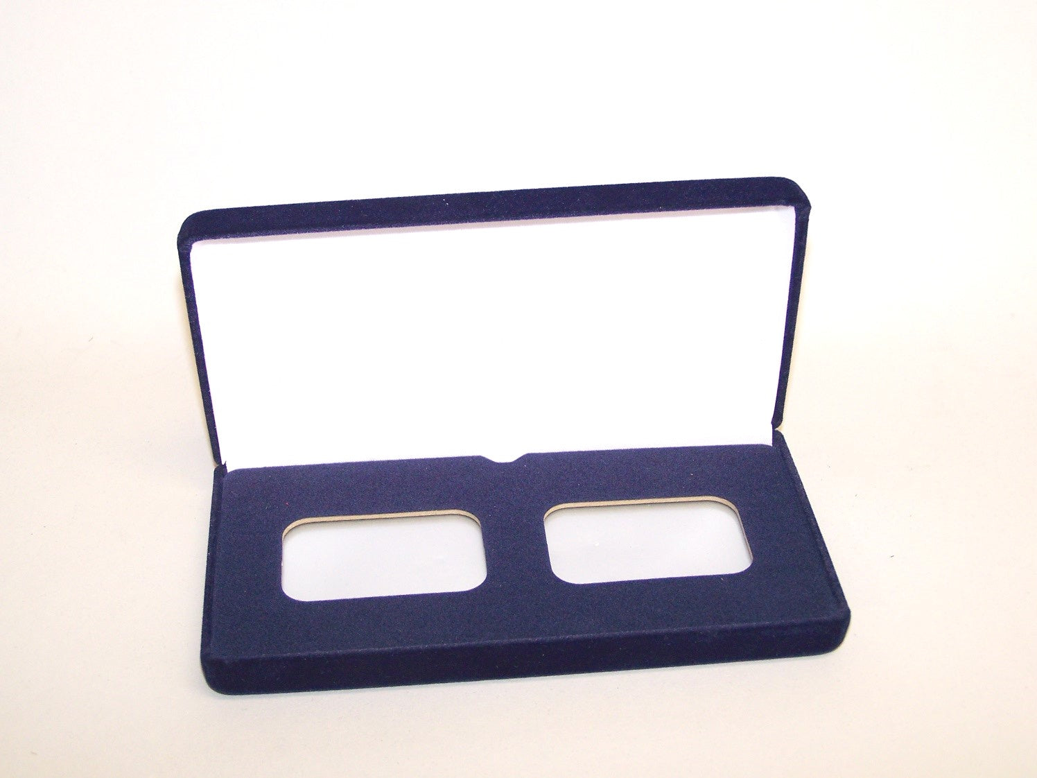 2-1ozBAR Horizontal (VSB2) Blue Velvet Steel Boxes