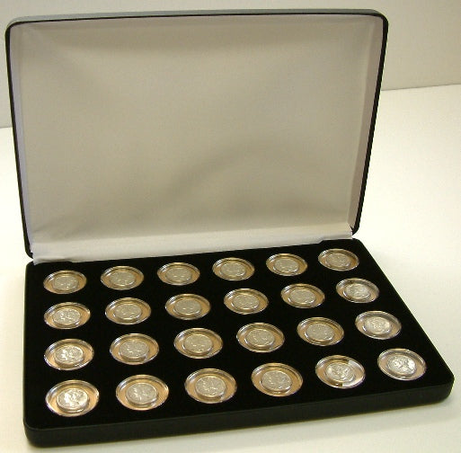 24-A (LSB5) Black Leatherette Steel Boxes