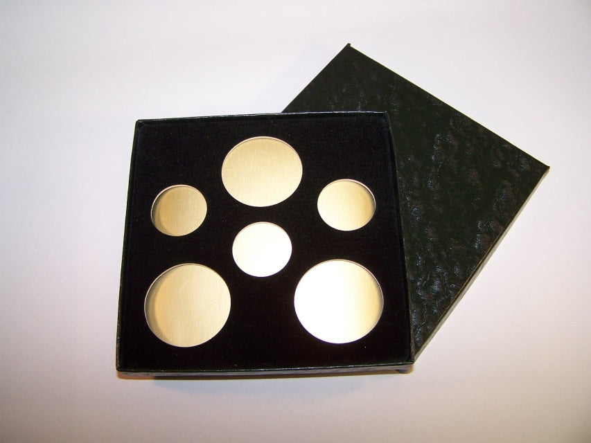 3-A, 3-H (PB4) Black Paper Wrapped Boxes