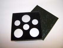 3-A, 3-H (PB4) Black Paper Wrapped Boxes