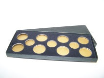 3-T, 8-H (PB6) Black Paper Wrapped Boxes