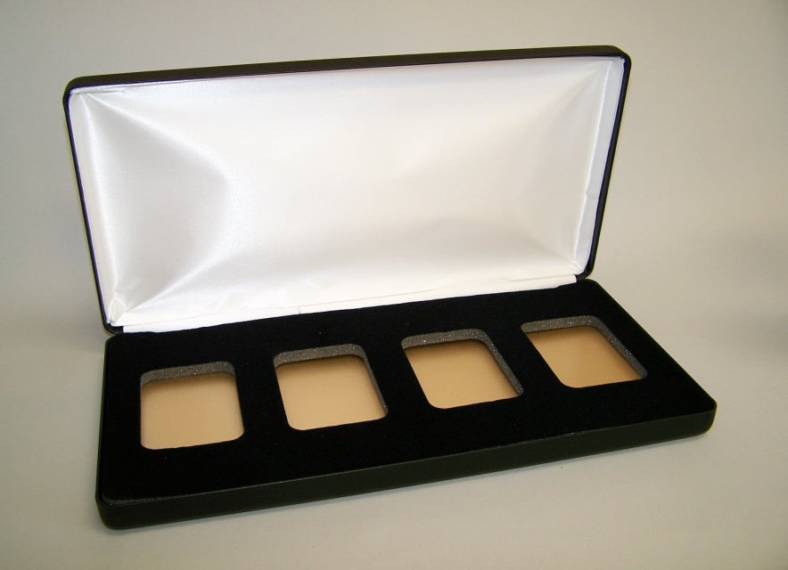 4-NGC (LSB6) Black Leatherette Steel Boxes