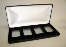 4-NGC (LSB6) Black Leatherette Steel Boxes