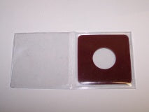 3" X 3" Vinyl Flip with one card