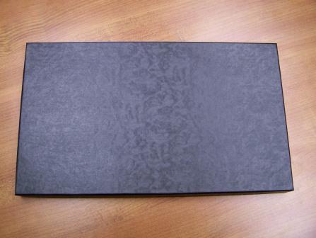 14-1ozBAR horizontal (PB7) Black Paper Wrapped Boxes