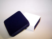 "1ozBAR" Holder - Horizontal (VSB1) Blue Velvet Steel Boxes