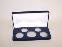 2-A, 2-T, 1-H (VSB2) Blue Velvet Steel Boxes