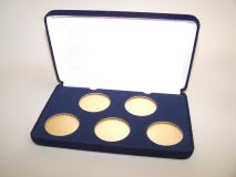 5-H (VSB4) Blue Velvet Steel Boxes