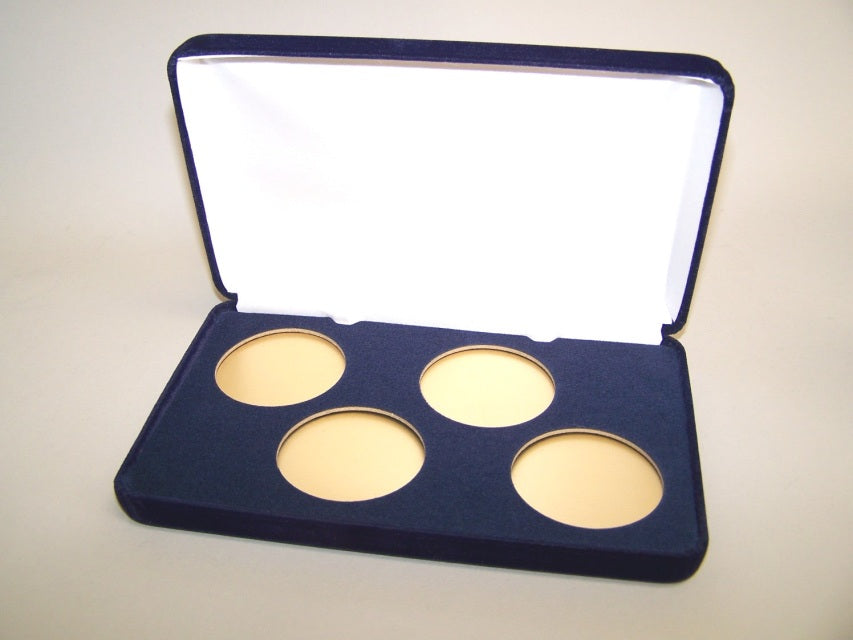 4-I (VSB4) Blue Velvet Steel Boxes