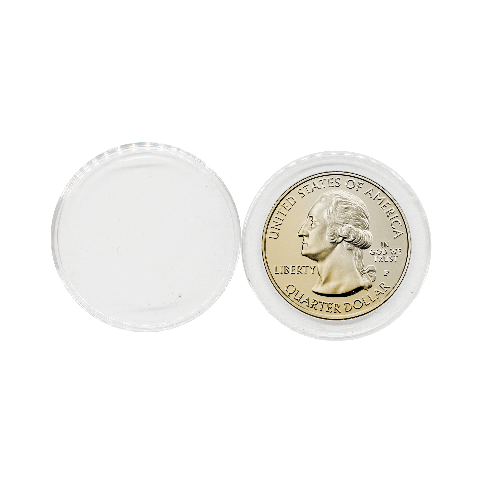 Air-Tite Direct Fit A24 Coin Holder for US Quarters