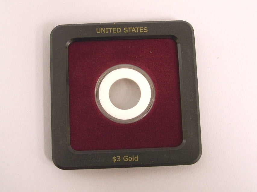 US $3 Gold (FH) Frame Holders