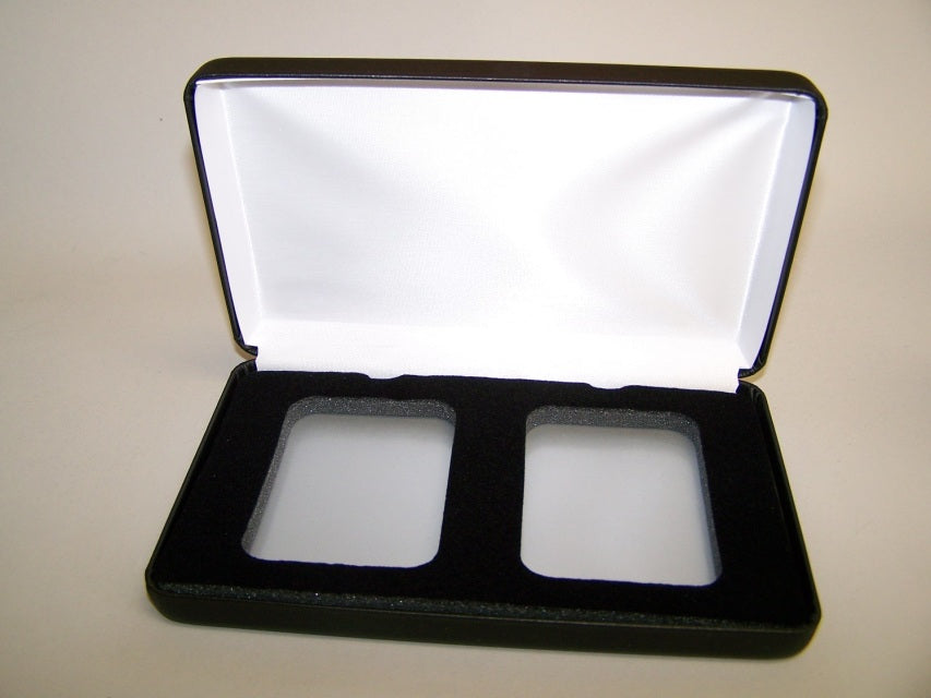 2-NGC (LSB4) Black Leatherette Steel Boxes