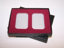 2-BAR (PB2) Black Paper Wrapped Boxes